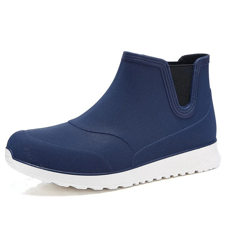 Unisex Waterproof Ankle Boots Slip-On