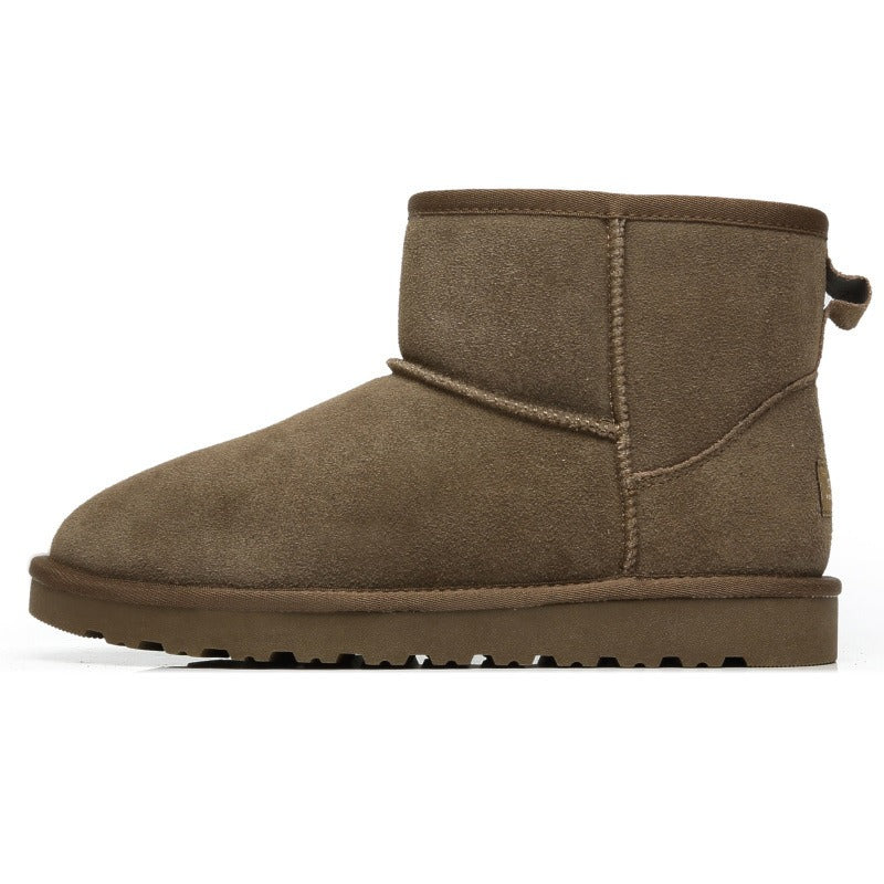Womens Ankle Boots with Warm Fur Lining Cozy Platform Style