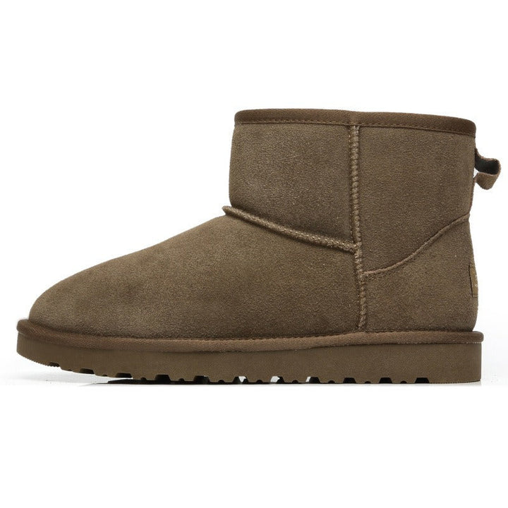 Womens Ankle Boots with Warm Fur Lining Cozy Platform Style
