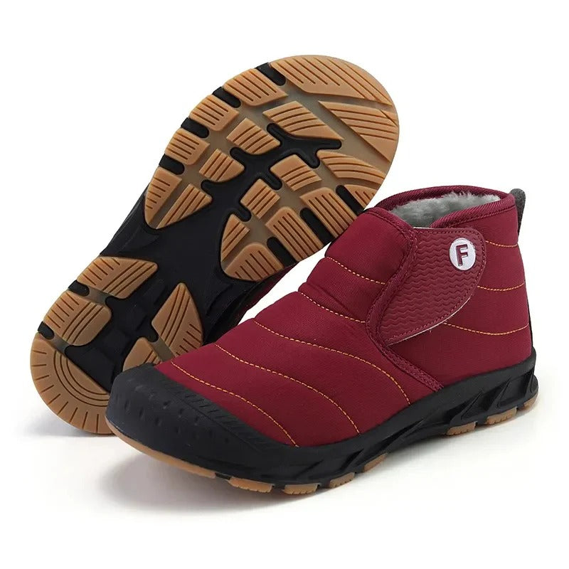 Womens Ankle Boots Plush Lined Winter Warm