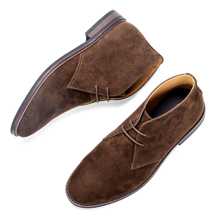 Mens Chukka Boots Lace-Up Casual Style