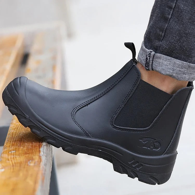 Unisex Slip-On Orthopedic Safety Work Ankle Boots
