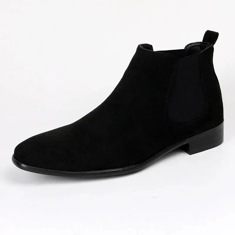 Mens Chelsea Boots Suede Look Classic Fit