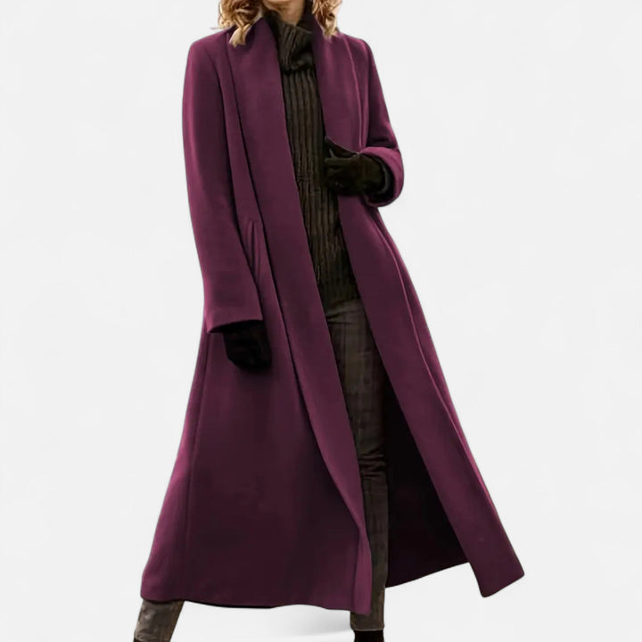 Womens Plus-Size Trench Coat Lightweight Lapel Long Fit