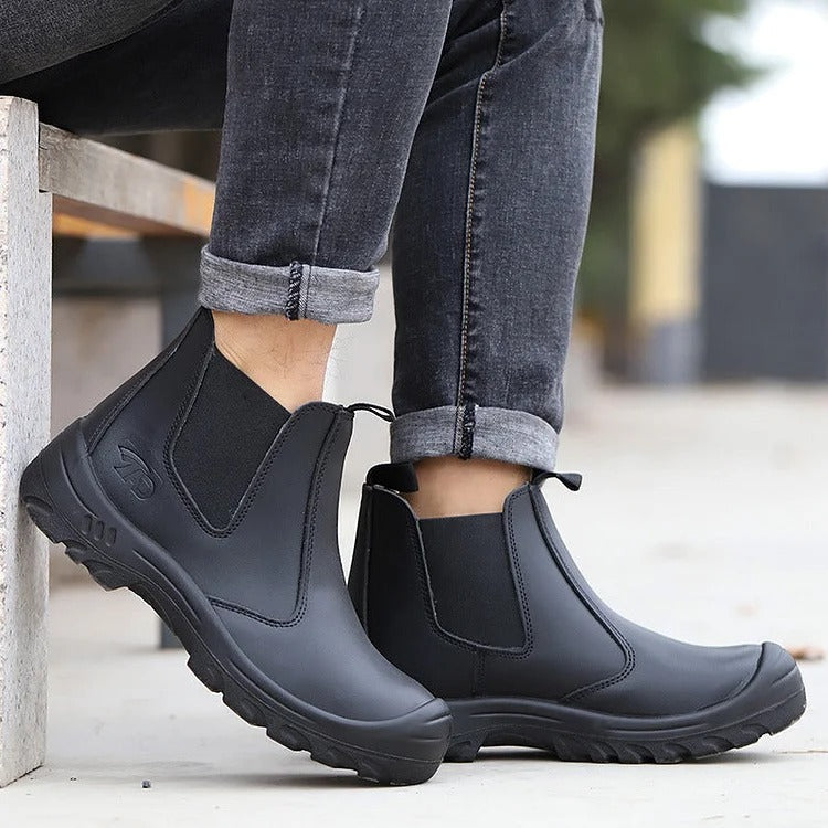 Unisex Slip-On Orthopedic Safety Work Ankle Boots