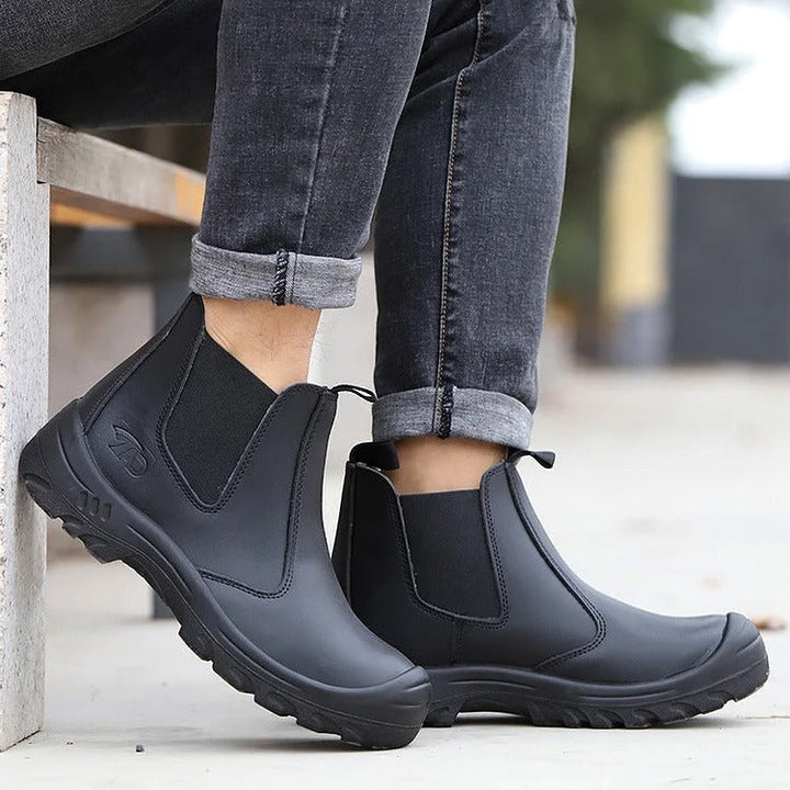 Unisex Slip-On Orthopedic Safety Work Ankle Boots