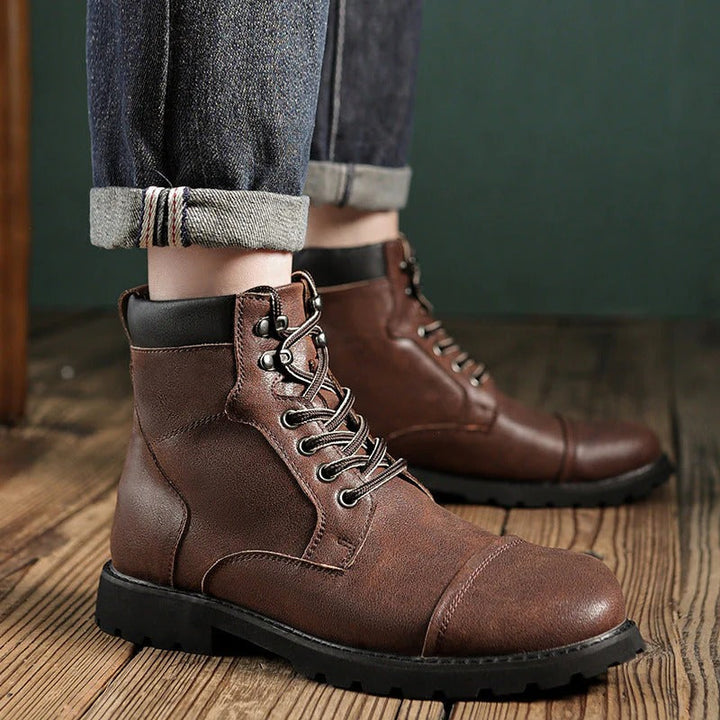 Mens Work Boots Durable Sole High Top - BritishMode