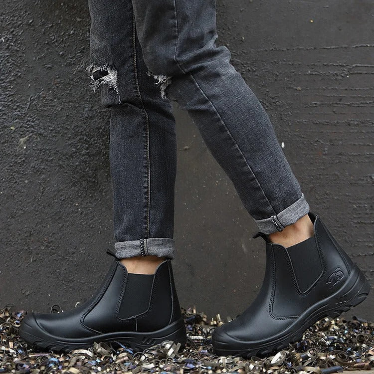 Unisex Slip-On Orthopedic Safety Work Ankle Boots