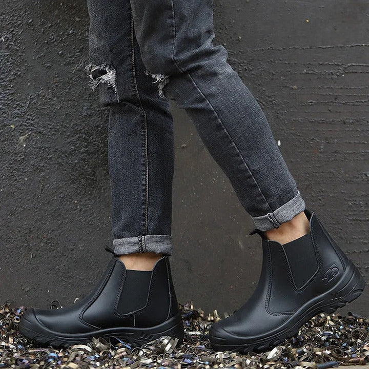 Unisex Slip-On Orthopedic Safety Work Ankle Boots