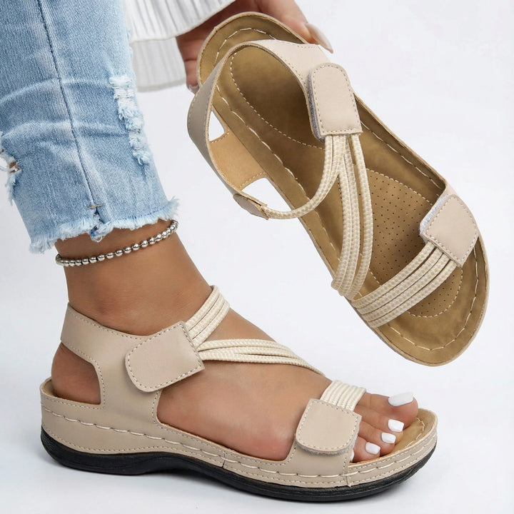 Womens Orthopaedic Comfort Sandals with Ankle Strap