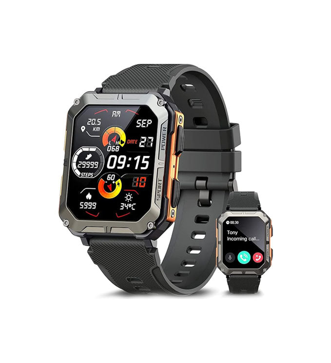 Unisex Smart Watch Waterproof Durable Outdoor Heavy Duty - BritishMode