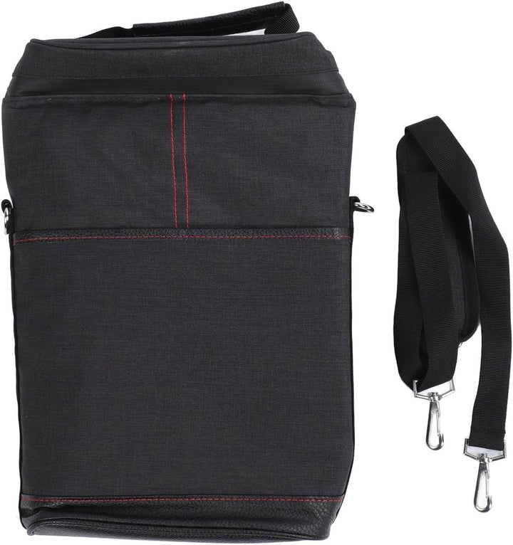 Insulated Wine Cooler Tote Bag Adjustable Strap for Two Bottles