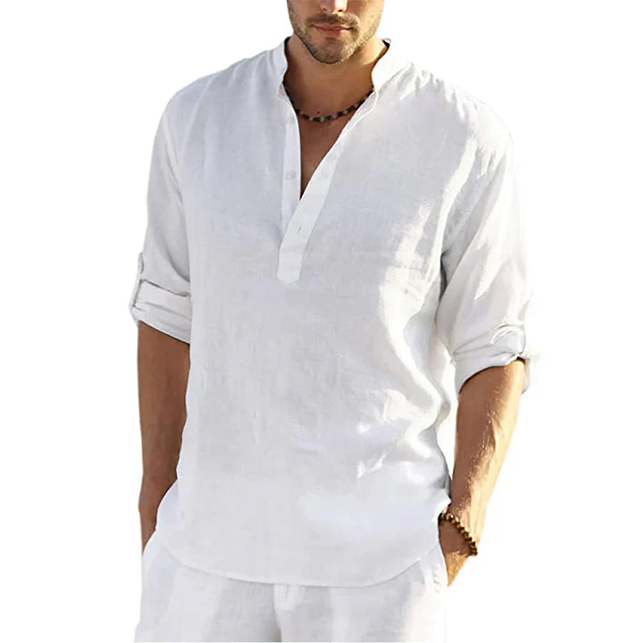 Mens Summer Shirt Lightweight Relaxed Fit