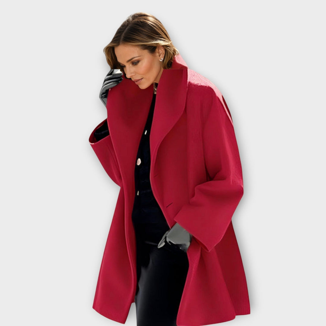 Womens Oversized Wrap Coat Relaxed Fit