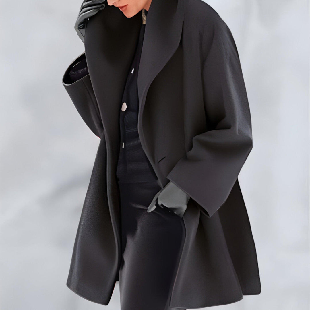 Womens Wool Coat Elegant Fit Warm Winter Style