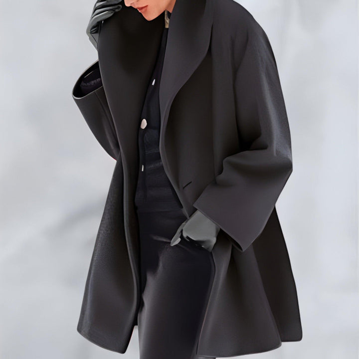 Womens Wool Coat Elegant Fit Warm Winter Style