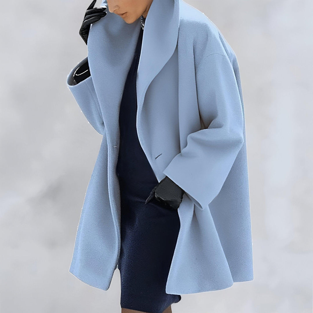 Womens Wool Coat Elegant Fit Warm Winter Style