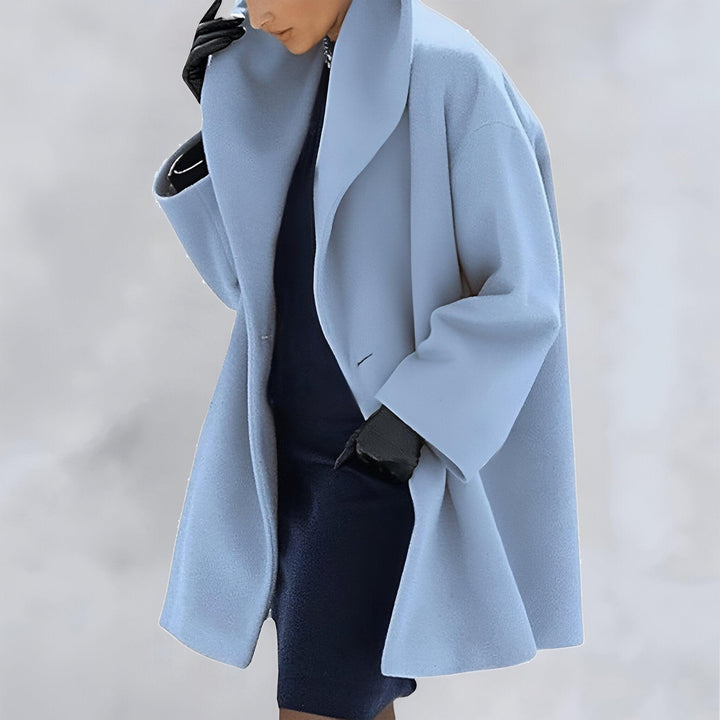 Womens Wool Coat Elegant Fit Warm Winter Style