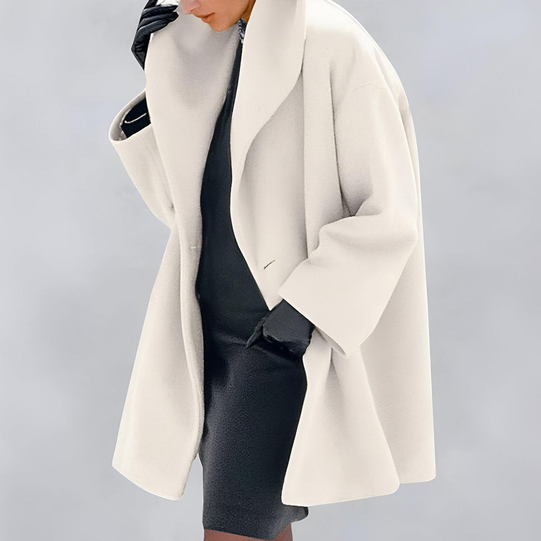 Womens Wool Coat Elegant Fit Warm Winter Style