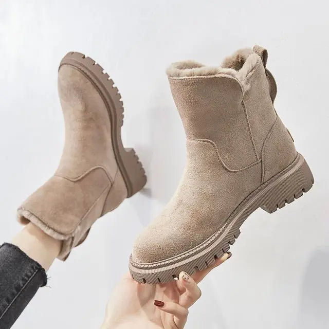 Womens Orthopedic Shoes Warmly Lined Easy-Zip Comfort