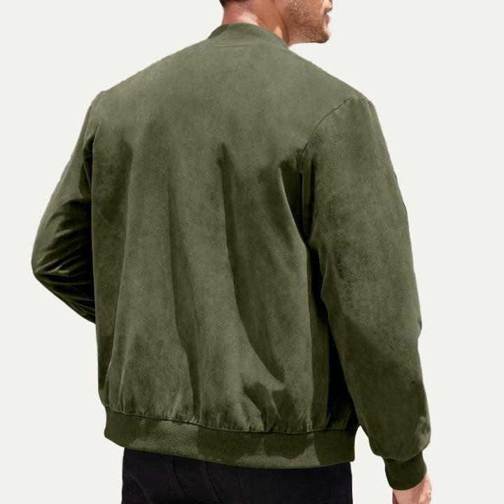 Mens Bomber Jacket Classic Relaxed Fit