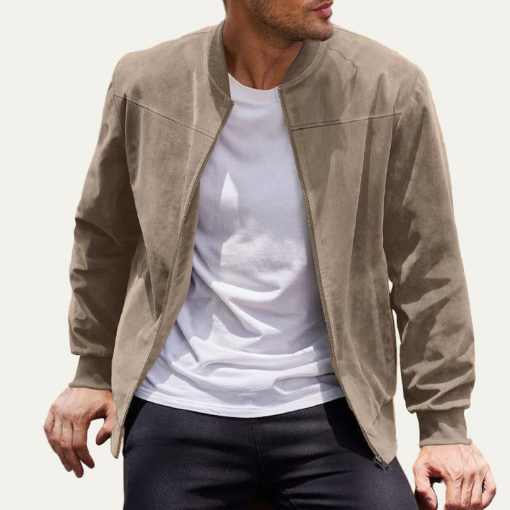Mens Bomber Jacket Classic Relaxed Fit