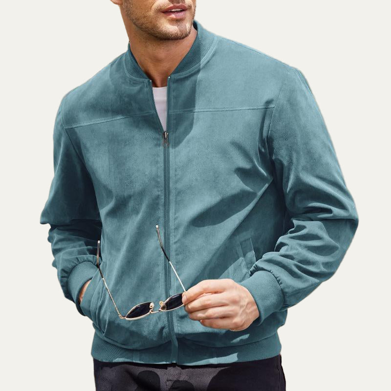 Mens Bomber Jacket Classic Relaxed Fit