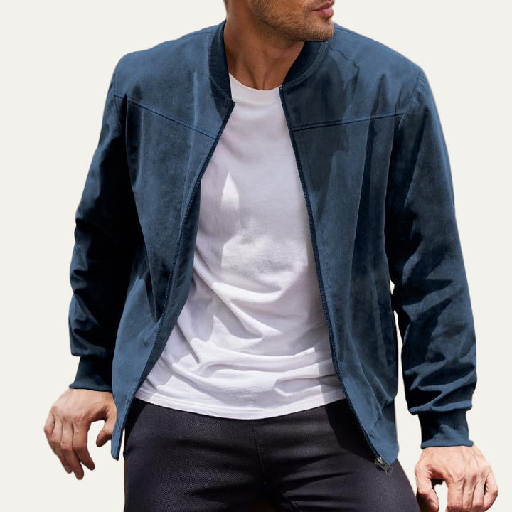 Mens Bomber Jacket Classic Relaxed Fit
