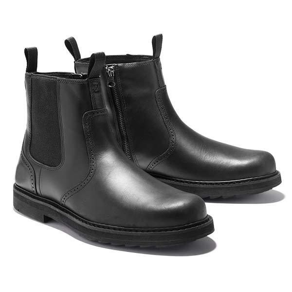 Mens Ankle Boots Slip-On Classic Style