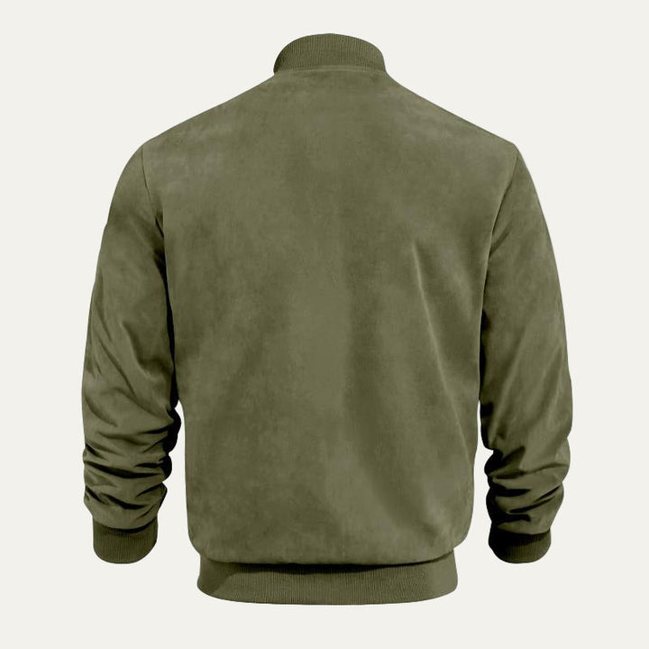 Mens Bomber Jacket Classic Relaxed Fit