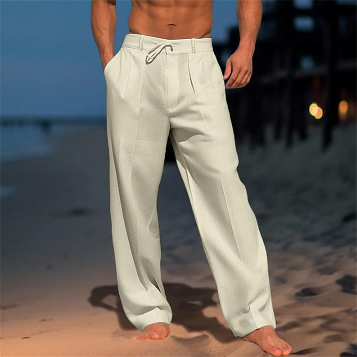 Mens Lightweight Summer Pants Simple Fit