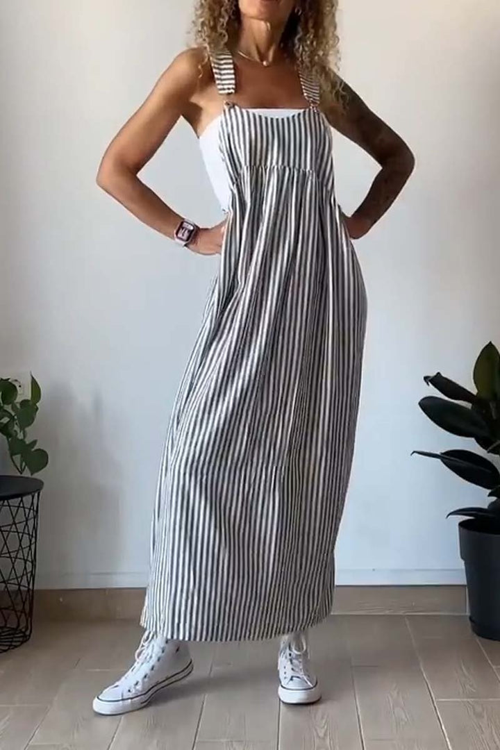 Womens Lightweight Sundress with Straps Sleeveless - BritishMode