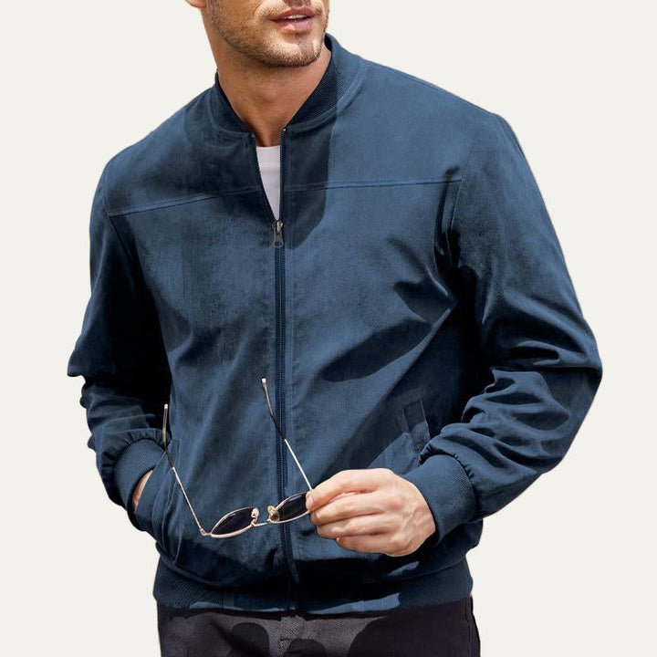 Mens Bomber Jacket Classic Relaxed Fit