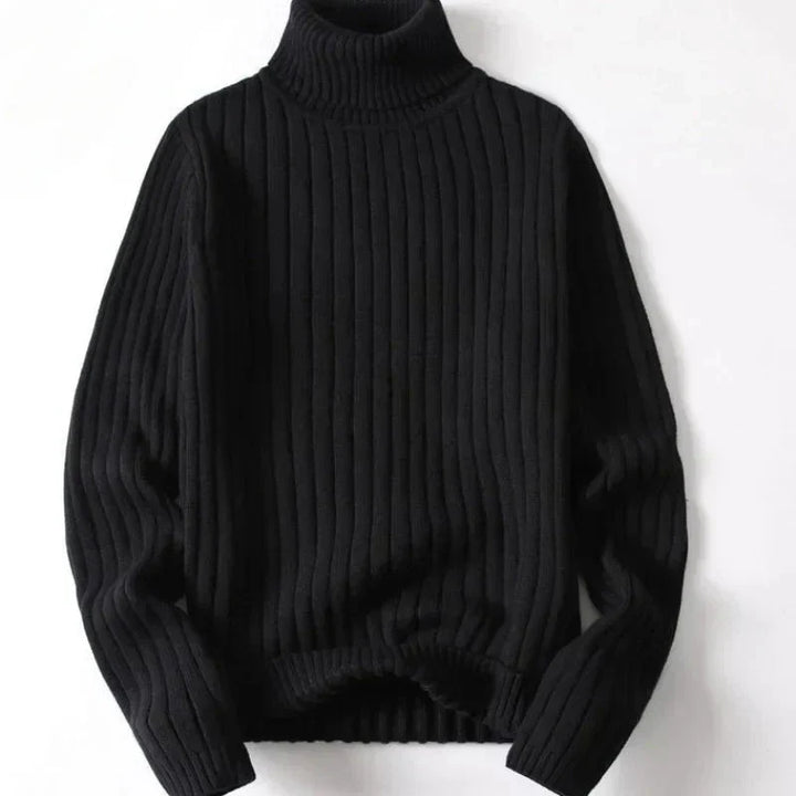 Mens Sweater High Neck Relaxed Fit