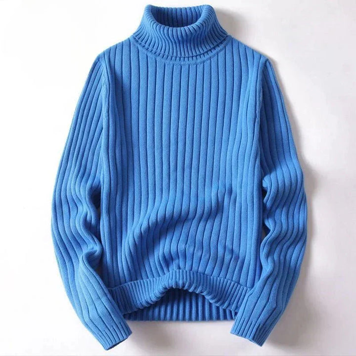 Mens Sweater High Neck Relaxed Fit - BritishMode