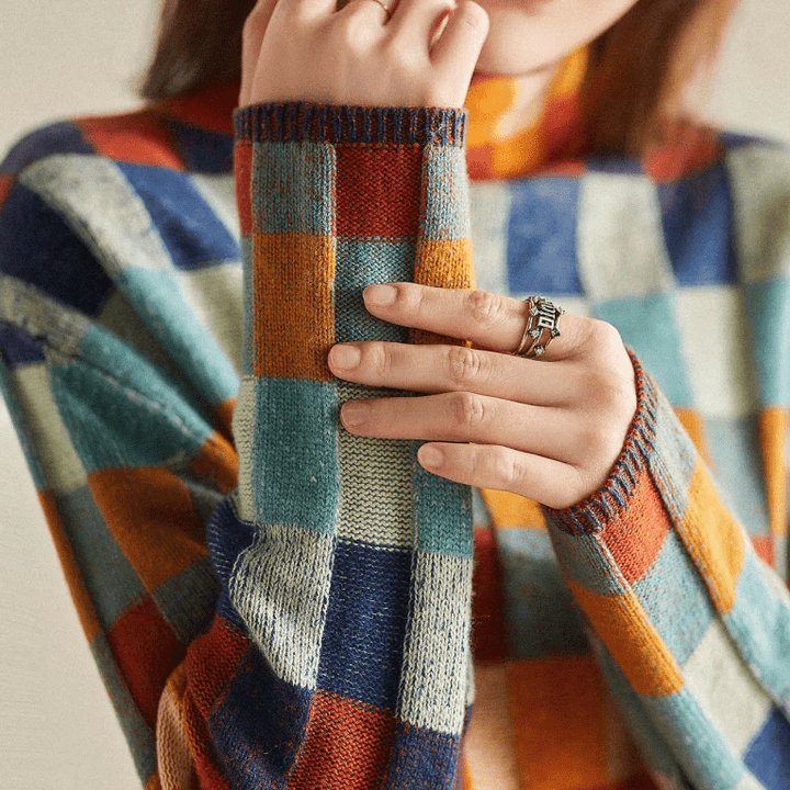 Womens Winter Sweater Cozy Knit Pullover