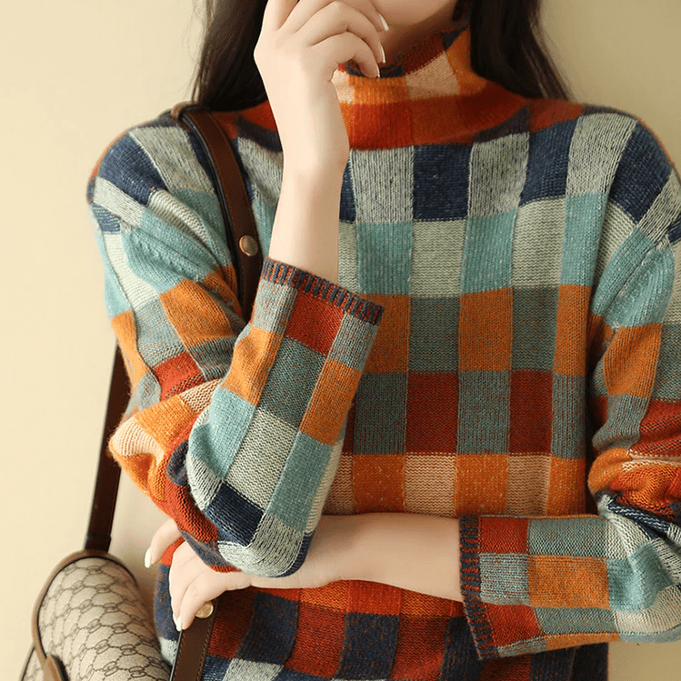 Womens Winter Sweater Cozy Knit Pullover