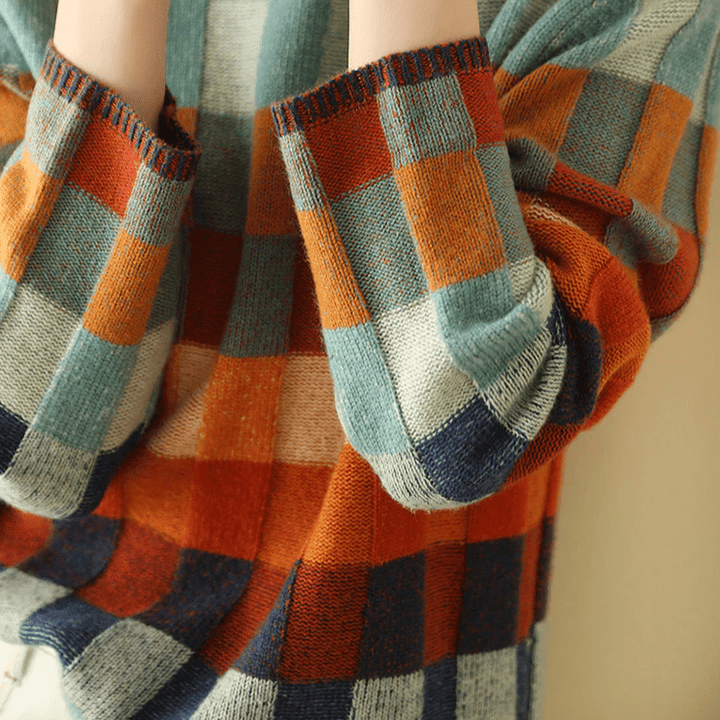 Womens Winter Sweater Cozy Knit Pullover