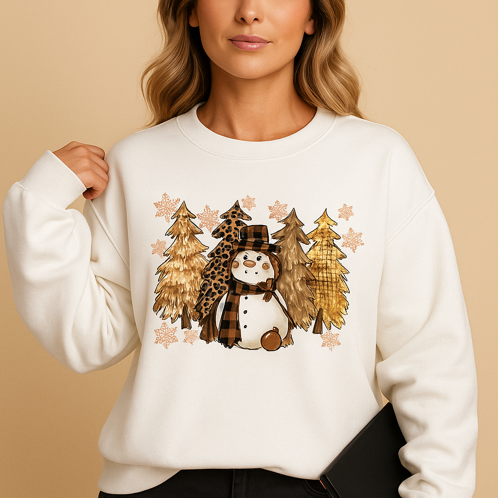 Womens Festive Pattern Knit Sweater Regular Fit