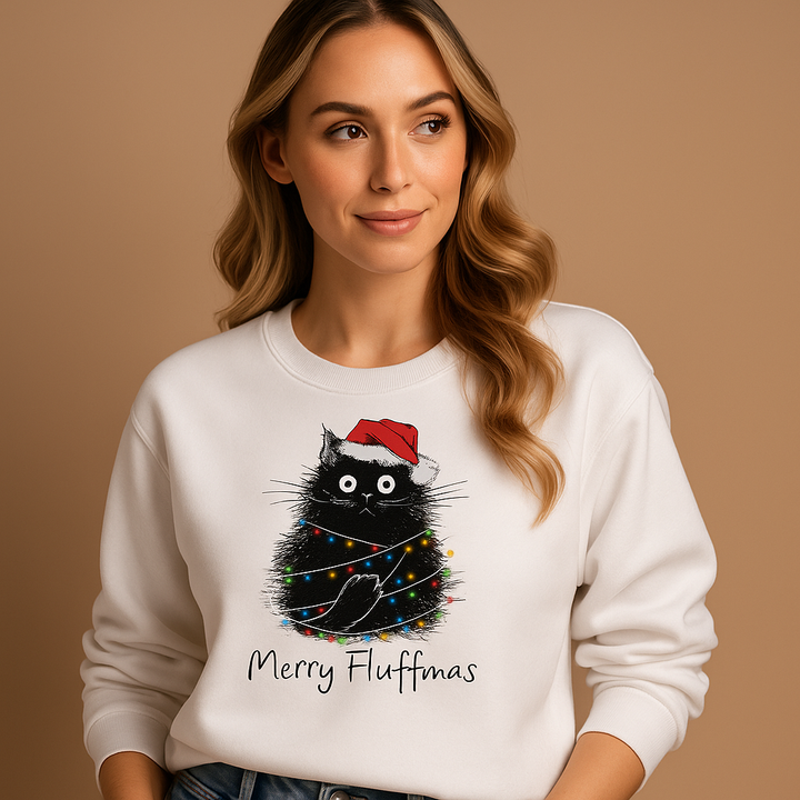 Womens Festive Pattern Knit Sweater Regular Fit - BritishMode