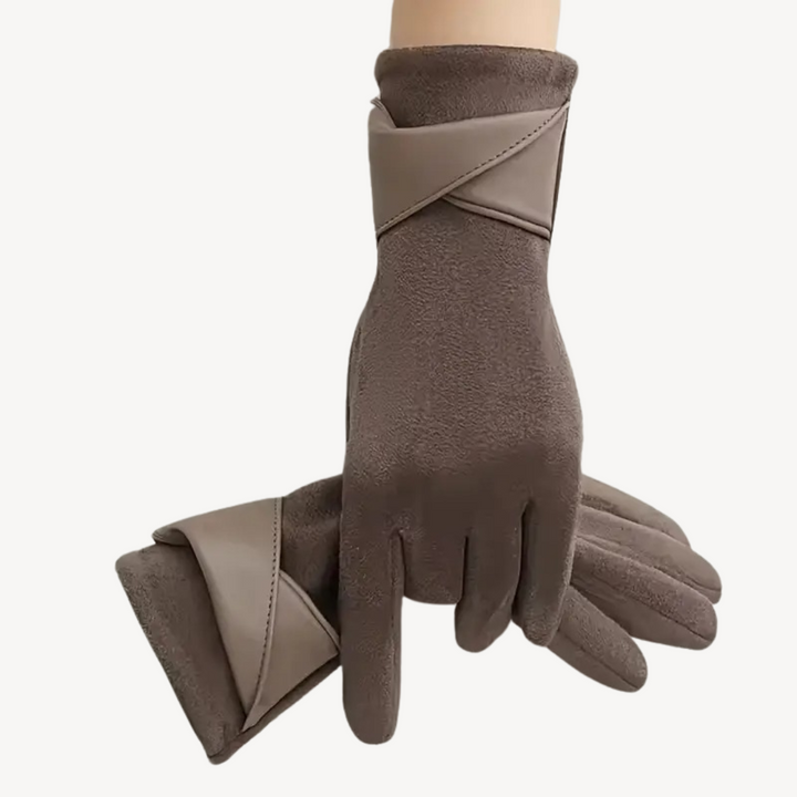 Womens Touchscreen Gloves Soft Fabric Slim Fit