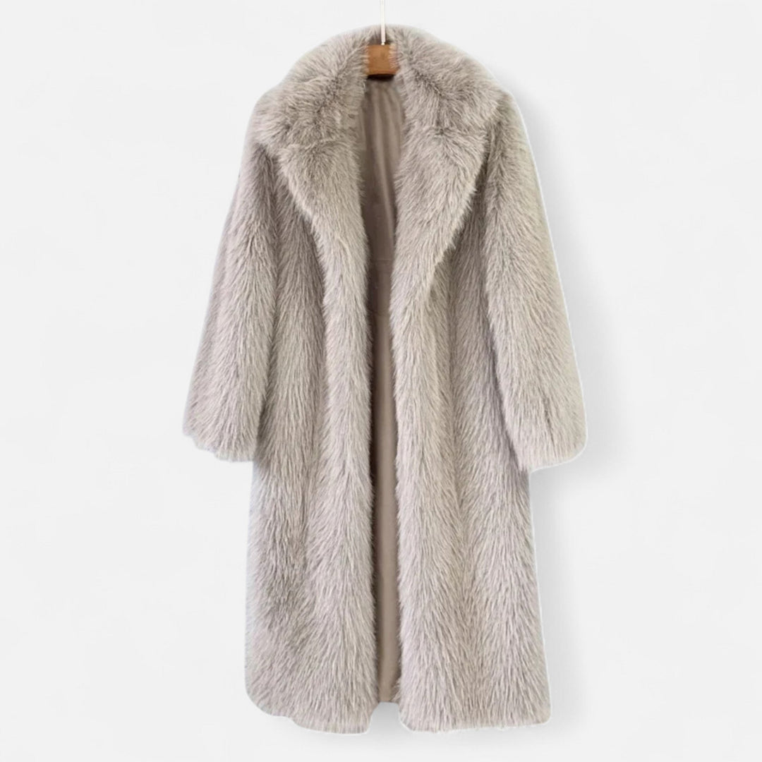 Womens Winter Coat Plush Faux Fur Warm Fit - BritishMode