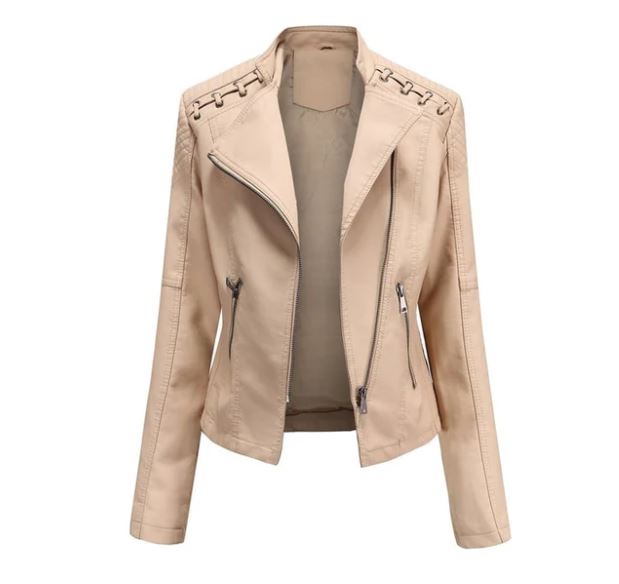 Mens Leather Jacket Lambskin Slim Fit