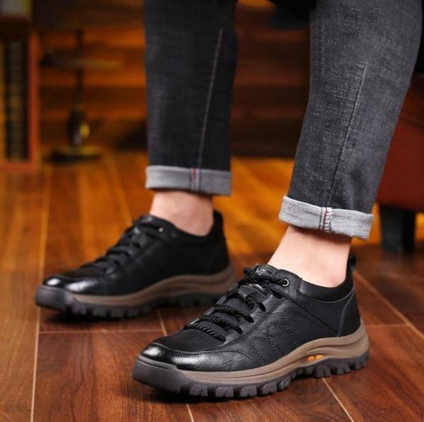 Mens Orthopedic Leather Shoes Handmade