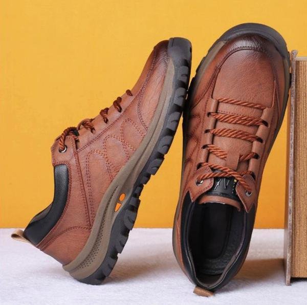 Mens Orthopedic Leather Shoes Handmade