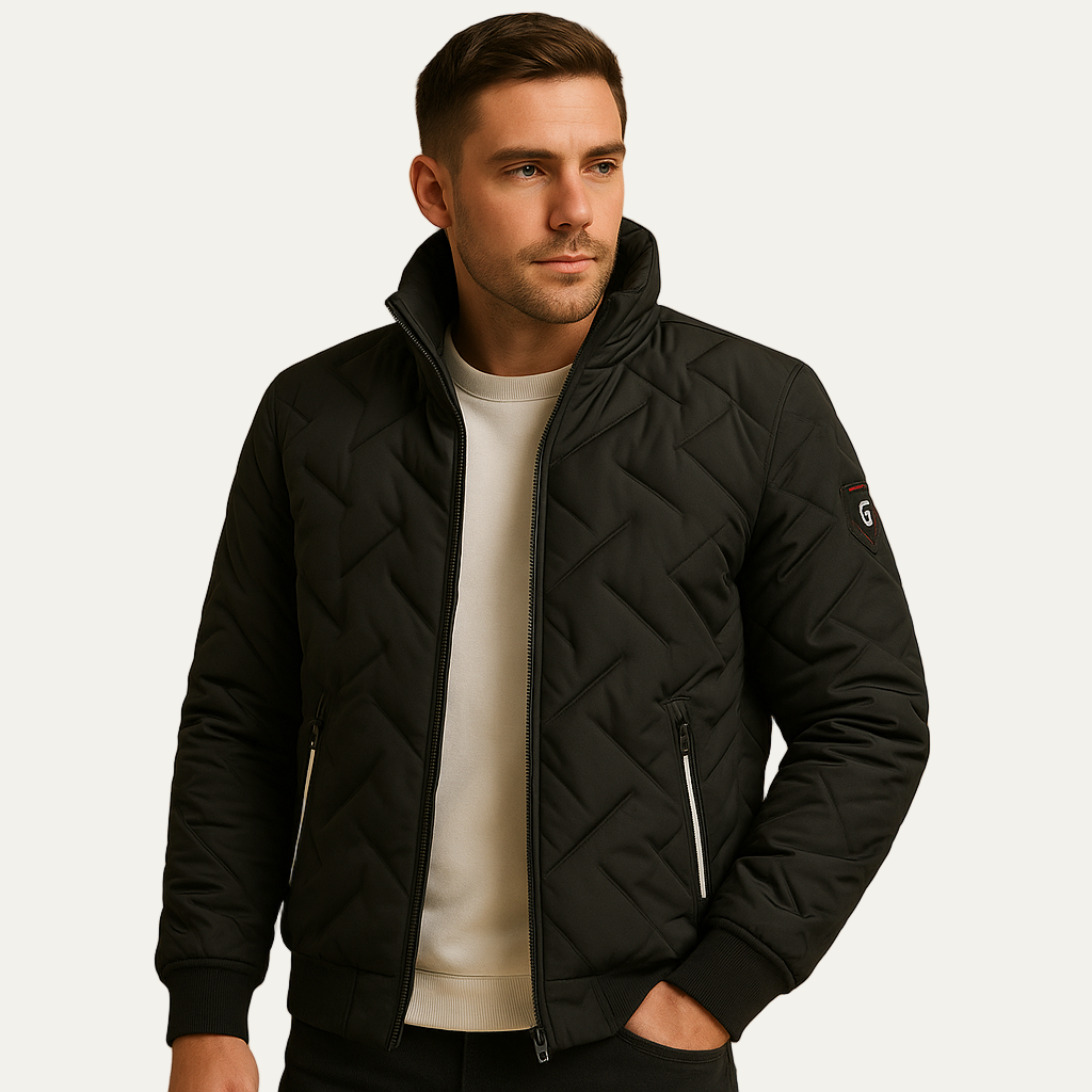 Mens Shell Jacket Weather-Resistant Performance Fit - BritishMode