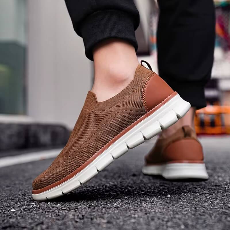 Unisex Slip-On Knit Stretch Breathable Comfort Shoes