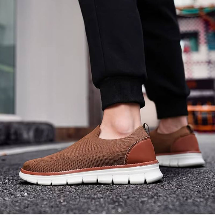 Unisex Slip-On Knit Stretch Breathable Comfort Shoes