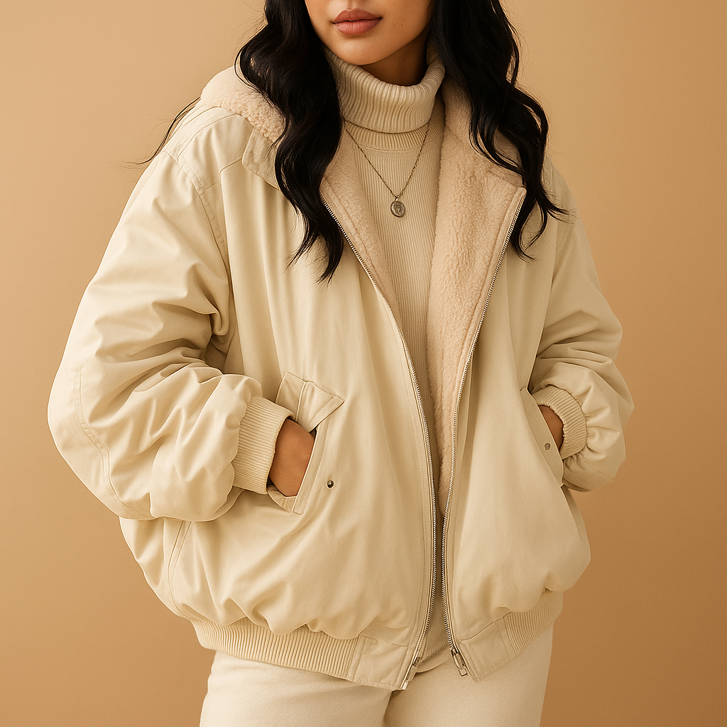 Womens Parka Jacket with Hood Cozy Fit