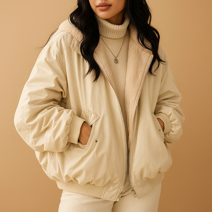 Womens Parka Jacket with Hood Cozy Fit